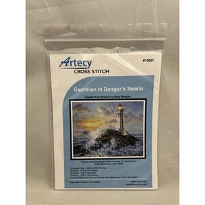 Artecy Counted Cross Stitch Pattern Guardian Danger's Realm Lighthouse #10807
